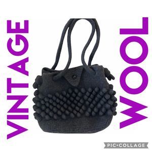 Vintage Wool Handbag